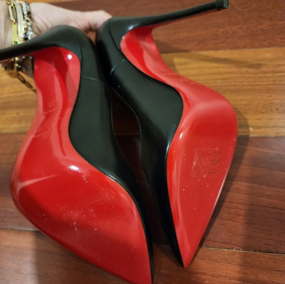 CHRISTIAN LOUBOUTIN SO KATE BLACK PUMPS - Picture 7 of 10